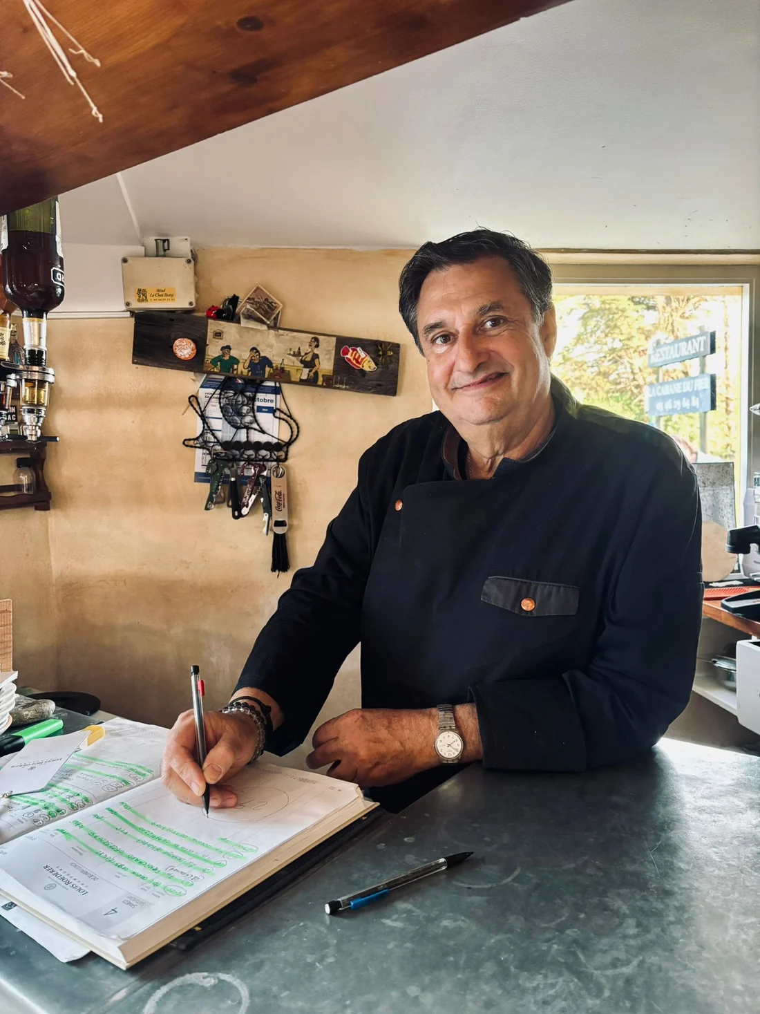 Christophe, le chef de La Cabane du Fier